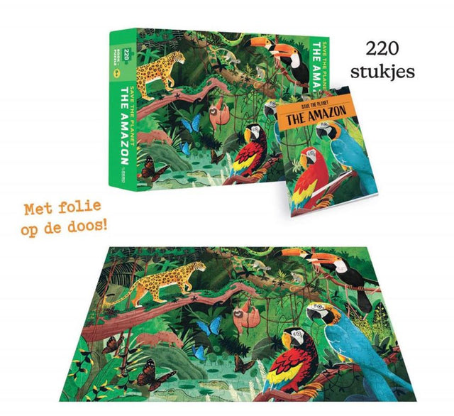 Rebo amazon - libro + rompecabezas