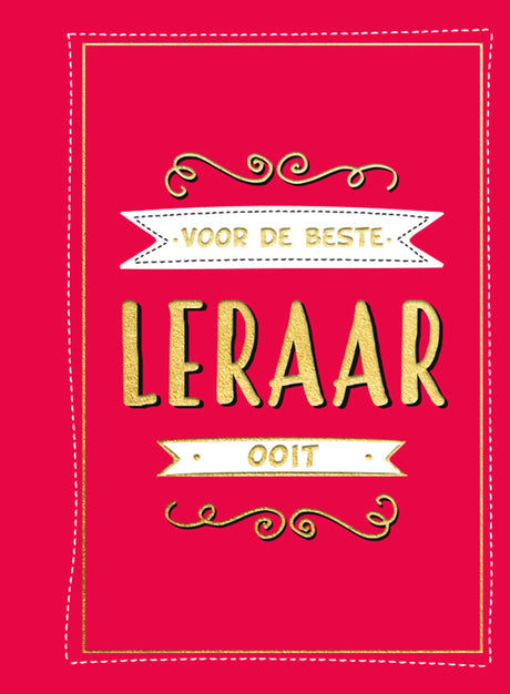 Rebo para el mejor maestro de todos los tiempos - libro de regalo