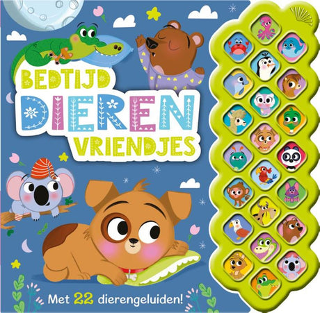 Libro sonoro de la editorial Rebo: amigos animales antes de dormir. 3