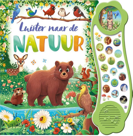 Libro sonoro de la editorial Rebo: escucha la naturaleza. 3+
