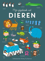 Editorial Rebo mi libro enorme lleno de animales 0+