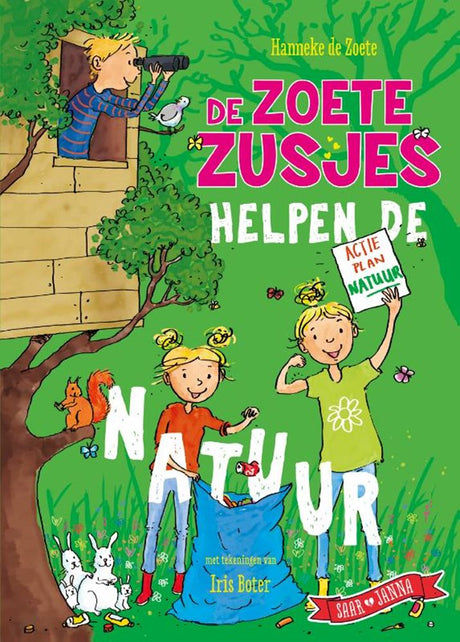 Casa central del libro las dulces hermanas ayudan a la naturaleza