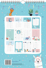 Calendario de cumpleaños de Deltas - animales de moda