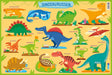 Posavasos educativos Deltas preescolar - dinosaurios