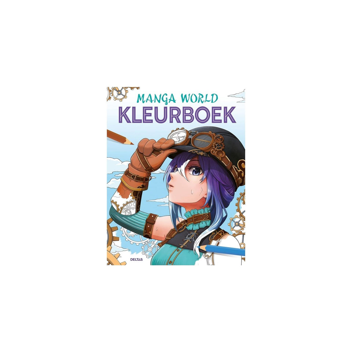Libro para colorear del mundo manga Deltas