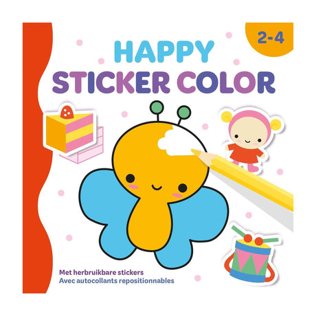 Color de pegatina feliz Deltas - 2-4 años
