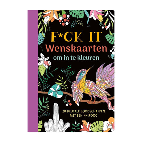 Deltas f*ck it - tarjetas de felicitación para colorear