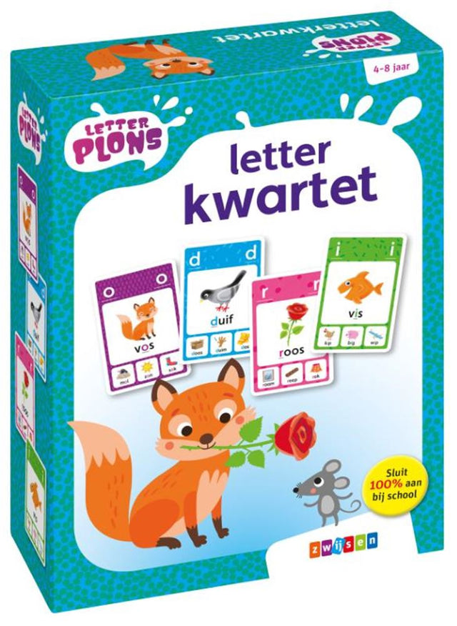 Cuarteto de letras letterplons de la editorial Wpg. 4+