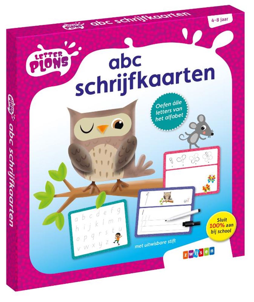 Zwijsen abc tarjetas de escritura 4+