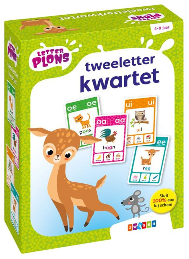 Zwijsen cardsplon cuarteto de dos letras