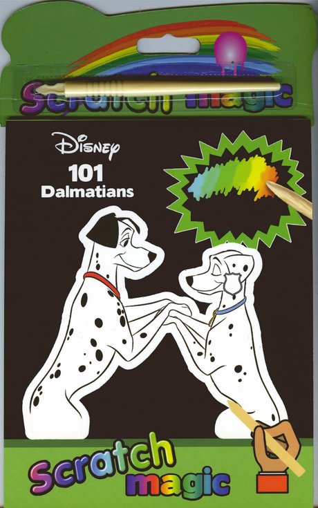 Ofertas de libros Países Bajos BV Walt Disney Magic Scratch Block - 101 Dálmatas