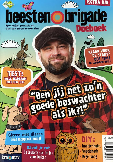 Libro especial Holanda bv libro de actividades de la brigada de animales extra grueso