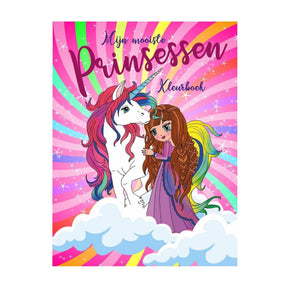 Libro para colorear Mis princesas más bellas a4