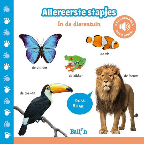 Libro de sonidos de editorial estándar: en el zoológico. 2+