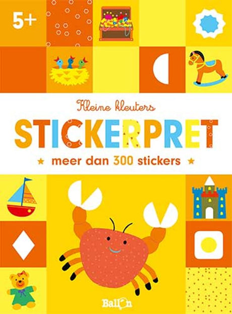 Diversión de pegatinas de cangrejo para niños pequeños 5+