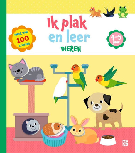 Me pego y aprendo: animales (4-5 años) 4+