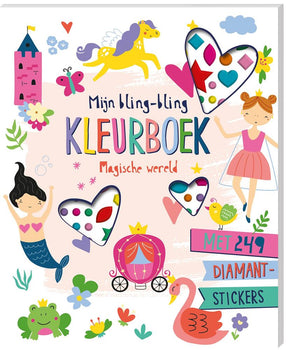Interstat mi libro para colorear bling-bling - mundo mágico