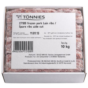 Tönnies costillas crudas premium (10 kg)