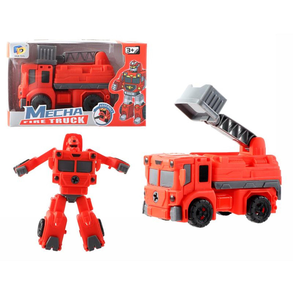 Robot cambiador de camión de bomberos