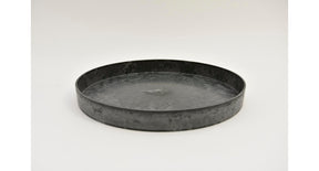 Tray rond grijs d27 h3cm