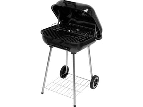 Lund koolstofgrill met deksel, rooster 45x40cm