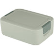 Sunware sigma home lonchera con contenedor bento verde claro gris oscuro.