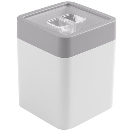 Sunware sigma recipiente de almacenamiento para el hogar 0,6 l blanco gris claro 9 x 9 x 11,4 cm
