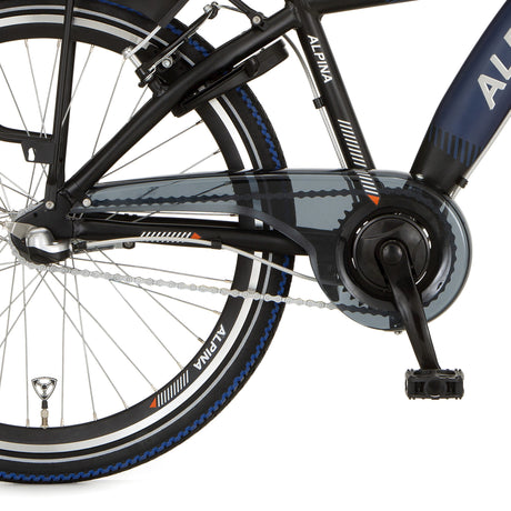 Cubrecadena Alpina Prisma 24 negro