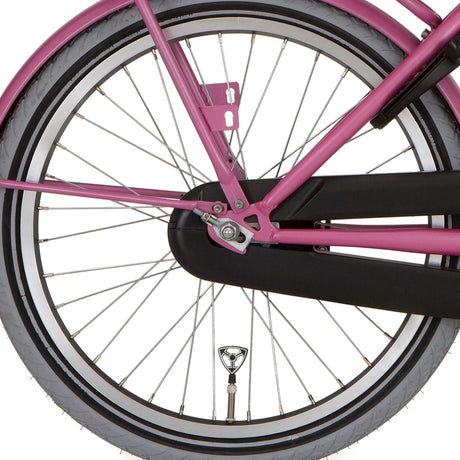 Rueda trasera Alpina 22 hlq-10a-1 spk zinc negro