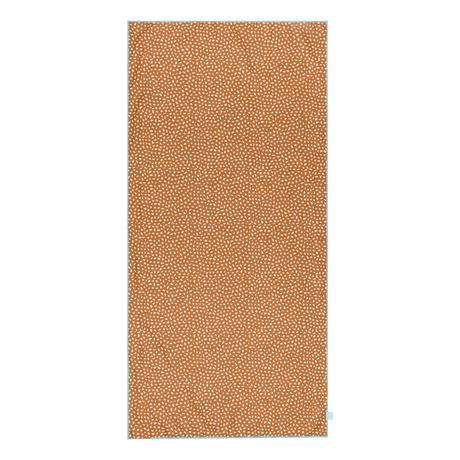 Rayas vibrantes | toalla microfibra naranja blanco 135 x 65 cm