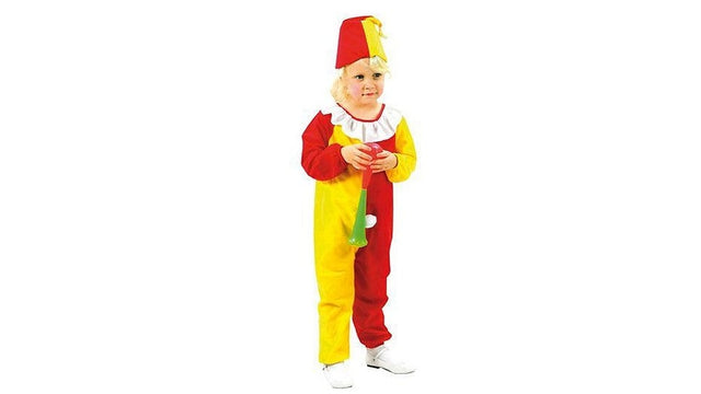 Disfraz de payaso infantil de 3-4 años.