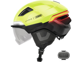 Abus casco inteligente hyp-e ace señal amarillo m 54-58cm