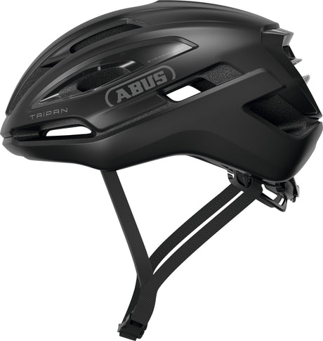 Abus casco de bicicleta taipan terciopelo negro m - 54-58 cm - negro - apto para uso en bicicletas gravel - 275 g