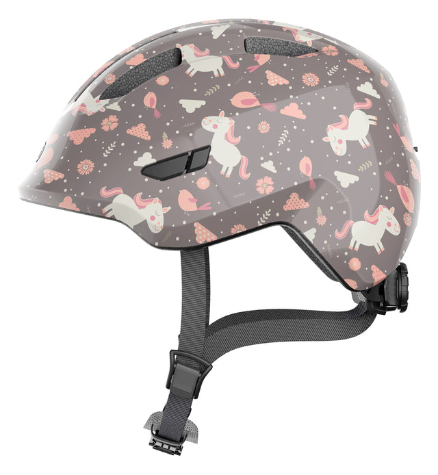 Abus casco smiley 3.0 gris hgoudse s 45-50cm