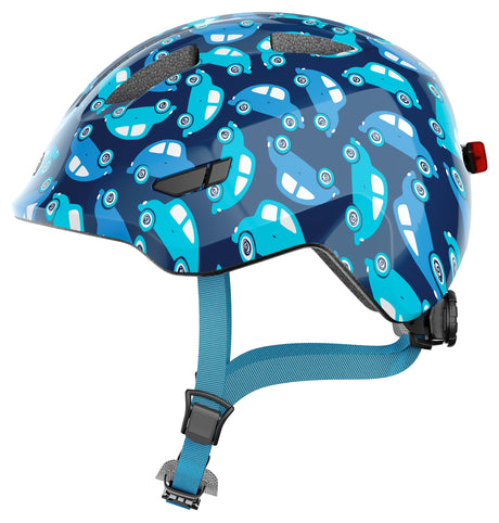 Abus Casco Smiley 3.0 LED Blue Car S 45-50cm