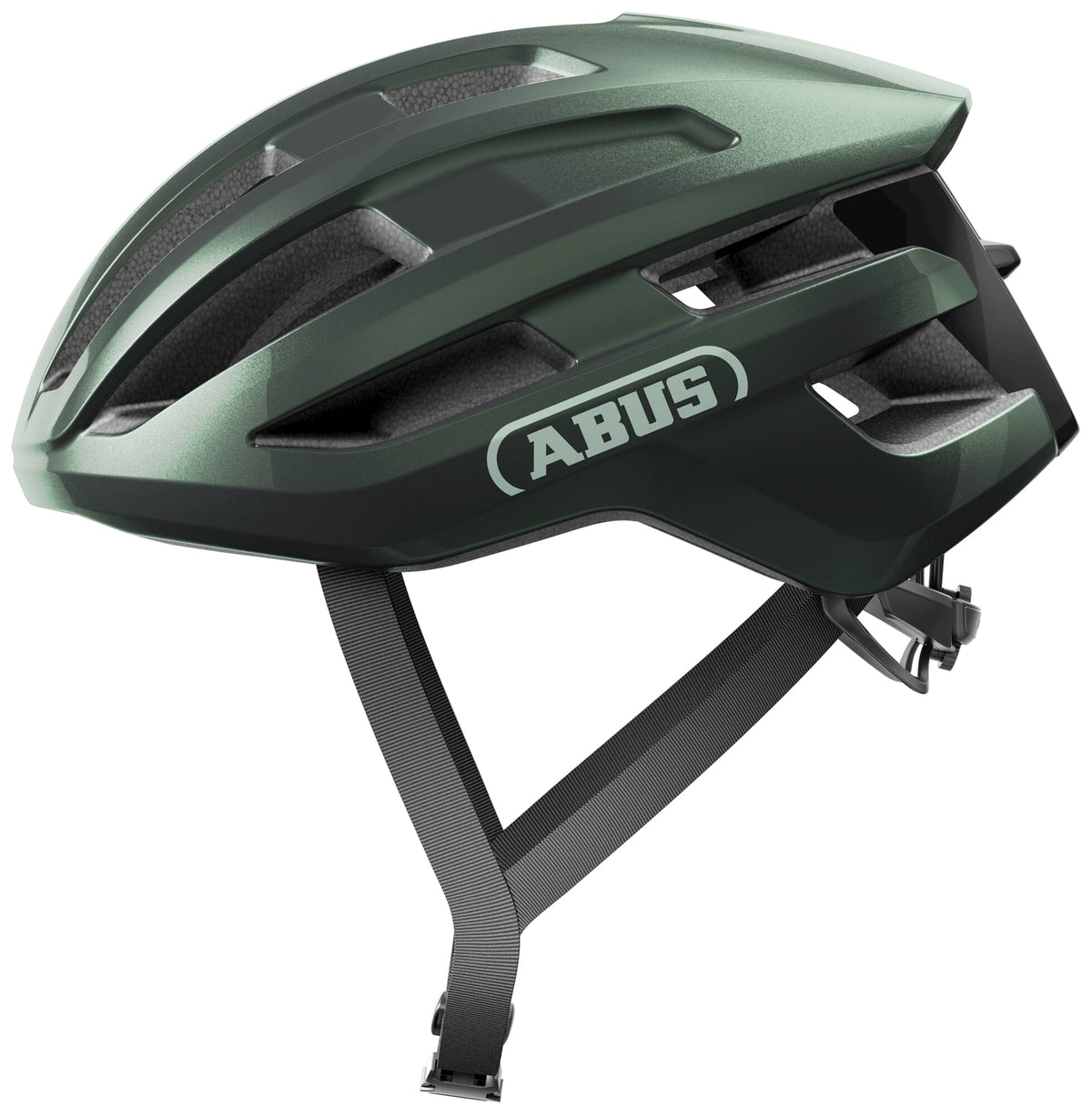 Casco abus powerdome ace verde musgo m 54-58cm