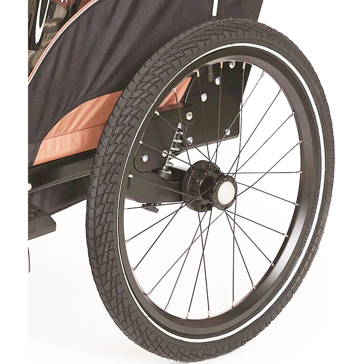 Remolque para niños con rueda de entrenamiento Bobike