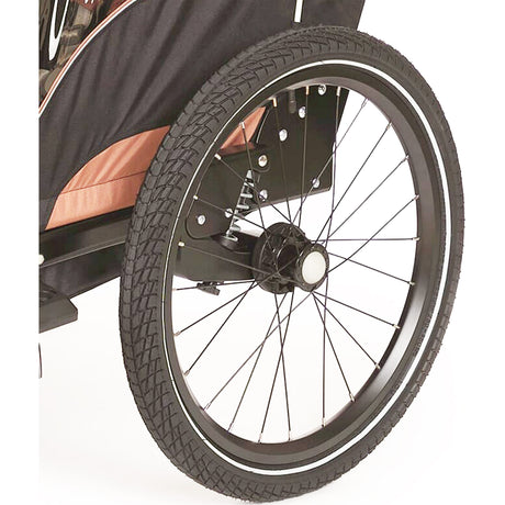 Remolque para niños con rueda de entrenamiento Bobike