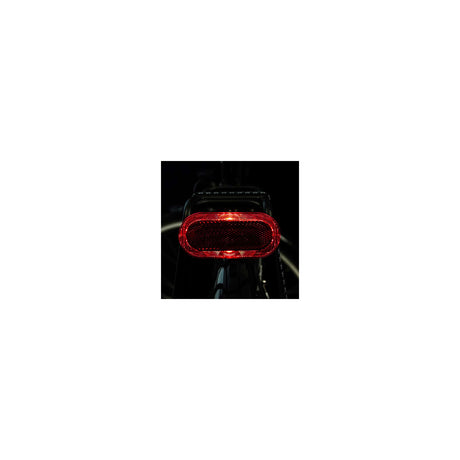 Elips de luz trasera LED de batería XB 80 mm rojo