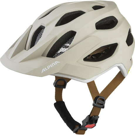 Ropa deportiva olímpica alpina sports mtb casco apax mips 57-62 crema mate