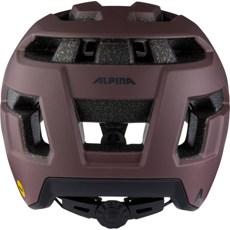 Ropa deportiva olímpica alpina sports tour casco taunus gravel mips 55-59 marrón oscuro mate