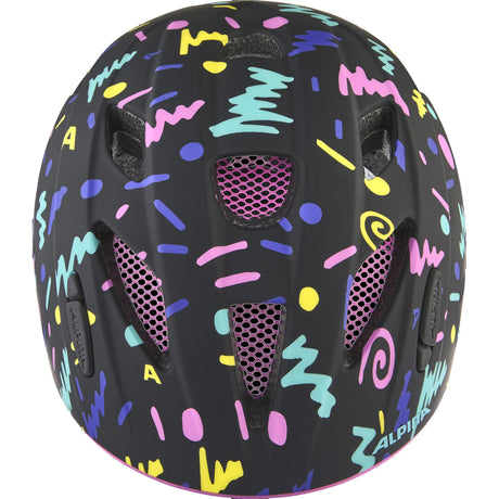 Ropa deportiva olímpica alpina sports casco infantil ximo flash negro-confeti 47-51 mate