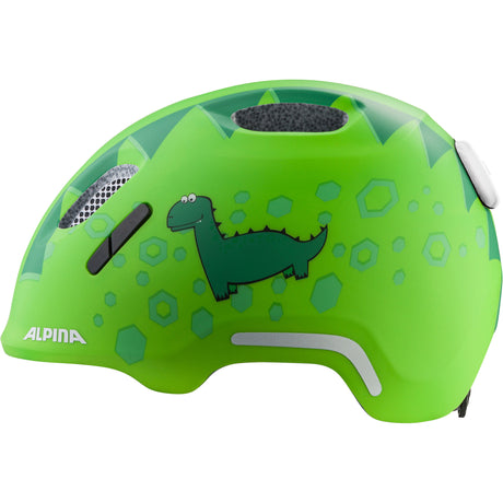 Ropa deportiva olímpica alpina sports casco infantil ximo 2 flash green dino 49-54 mate