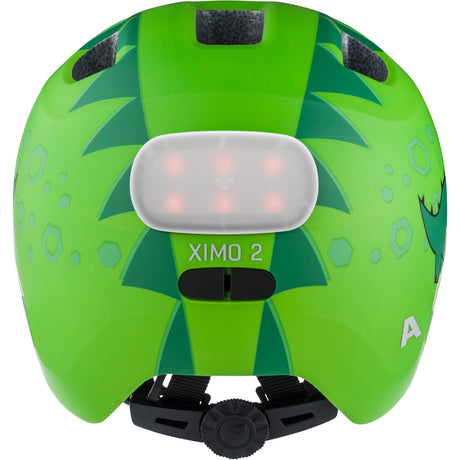 Ropa deportiva olímpica alpina sports casco infantil ximo 2 flash green dino 49-54 mate