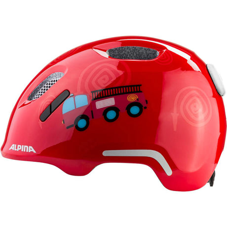 Ropa deportiva olímpica alpina sports casco infantil ximo 2 flash bombero 49-54 gl.