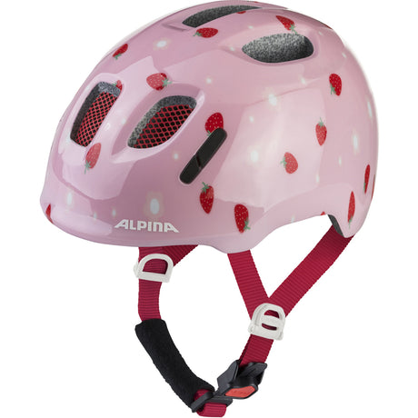 Ropa deportiva olímpica alpina sports casco infantil ximo 2 fresa 47-51 brillo