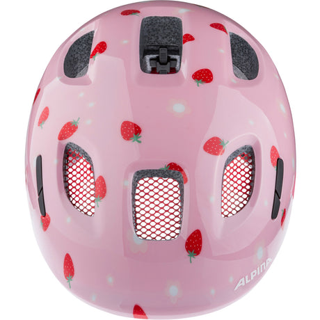 Ropa deportiva olímpica alpina sports casco infantil ximo 2 fresa 49-54 brillo