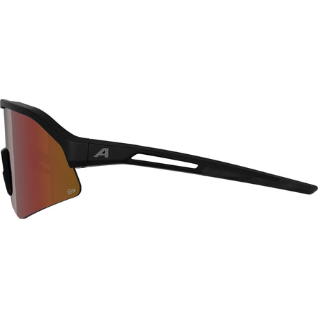 Ropa deportiva olímpica alpina sports gafas deportivas sonic hr m q-lite lente roja negro mate