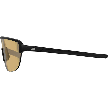Ropa deportiva olímpica alpina sports gafas deportivas ram 2.0 q-lite lente amarillo negro mate