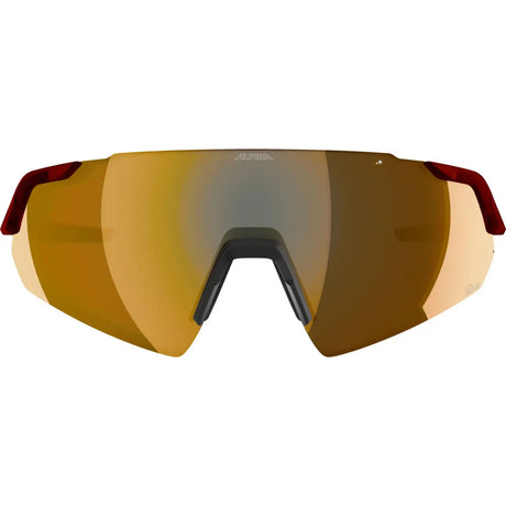 Ropa deportiva olímpica alpina sports gafas deportivas turbo air q-lite rojo mate